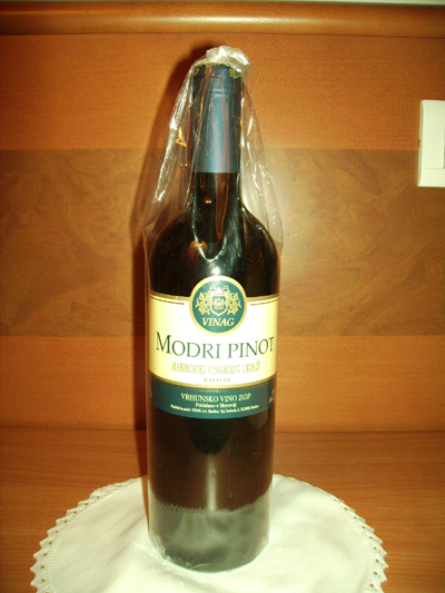 Modri Pinot ��n van de vele  Sloveense wijnsoorten