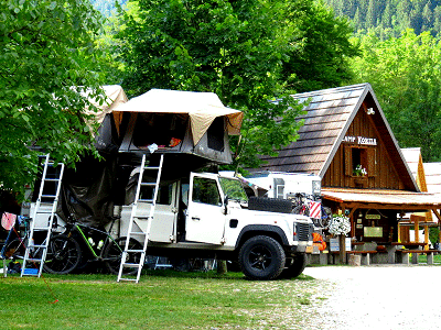Blik op Camping Korita