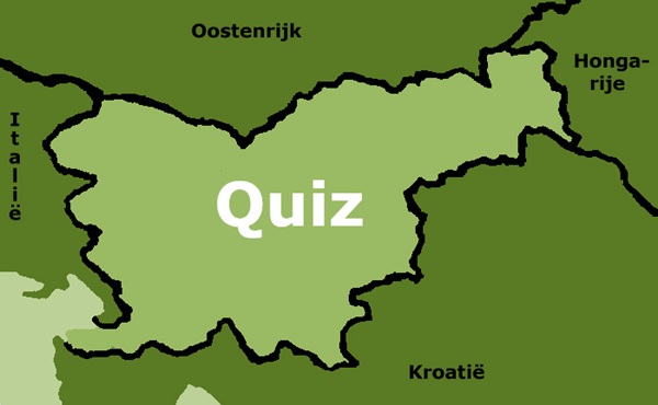 afbeelding met de woorden Quiz in het rood