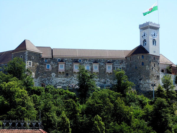 foto kasteel van Ljubljana
