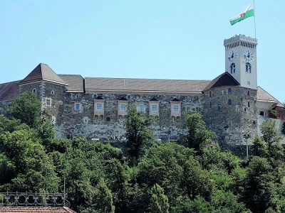 foto kasteel van Ljubljana