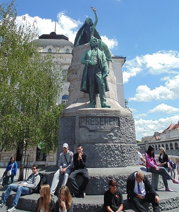 Standbeeld France Prešeren